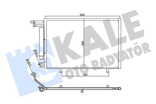 Klıma Radyatoru Kondenser Ford B-max 1.25-1.4 1.5 Tdcı 12 -fıesta Vı 12 1.25-1.4 1.5 Tdcı - AV1119710FA-1755481-1767167-1818909