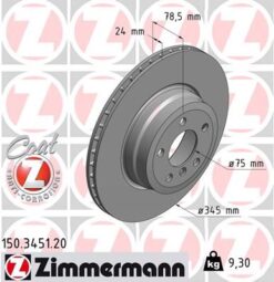 Fren Dıskı Arka Bmw E70 E71 E72 F15 F16 - 34216886480