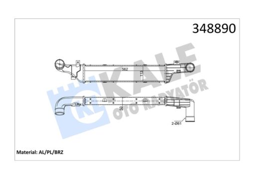 Turbosarj Radyatoru Mercedes E-class W210 S210 - A2105001200