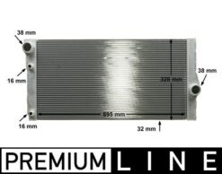 Motor Su Radyatoru Bmw F10 F07 F11 F13 F01 F02 F03 F04 Premıum Lıne - 17118509175