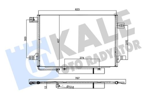 Klıma Radyatoru Mercedes W169 W245 - A1695001254