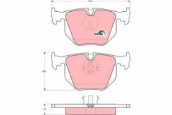 Fren Balatası Arka Bmw E38 E46 E53 E83 Z4 M5 E39 Range Rover 3 L322 02 12 - 34216761250-SFP000120-SFP500210