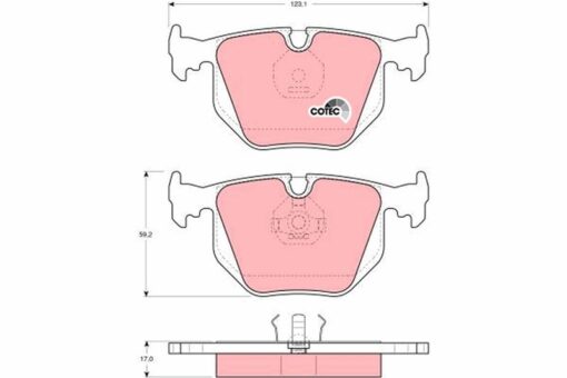 Fren Balatası Arka Bmw E38 E46 E53 E83 Z4 M5 E39 Range Rover 3 L322 02 12 - 34216761250-SFP000120-SFP500210