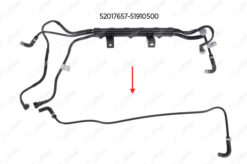 Yakıt Borusu Braket Hariç Euro 5 Doblo 1.3 D Multijet 13 - 51910500-52017657