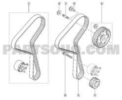Eksantrik Mil Saplaması Clıo-kangoo-megane-sandero-lodgy-logan-duster 1.5 Dcı K9k - 8200778847-7700114692