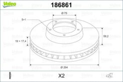Fren Dıskı Arka Bmw E46 98 05 - 34216864056