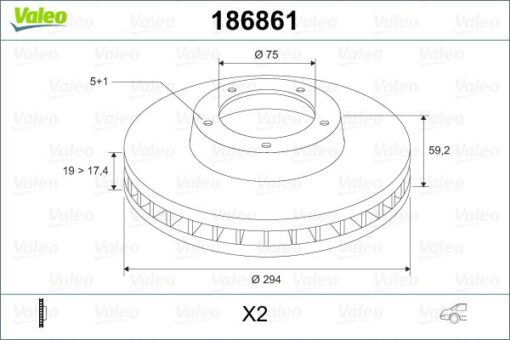 Fren Dıskı Arka Bmw E46 98 05 - 34216864056