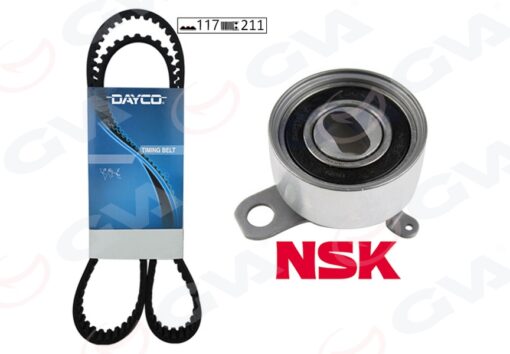 Triger Kayış Seti Eksantrik Seti Toyota Corolla 1.6l 4a-fe Enjeksiyonlu Ae101 Ae111 92-00 1 Kayış 1 Rulman 117x210 - 1356809020-1356819045-1350502030