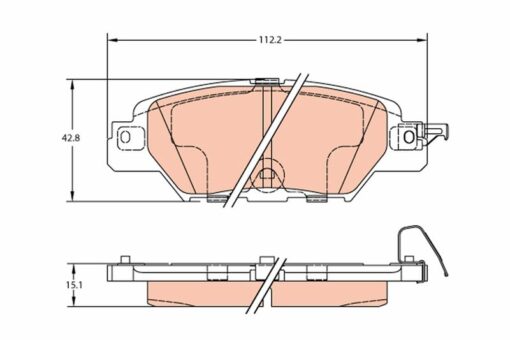 Disk Fren Balatası Arka Mazda: Cx-5 Ke-gh 2011-2017 - KAY0-26-48Z