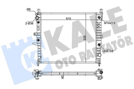 Motor Su Radyatoru Mercedes Ml-class W163 98 05 - A1635000404