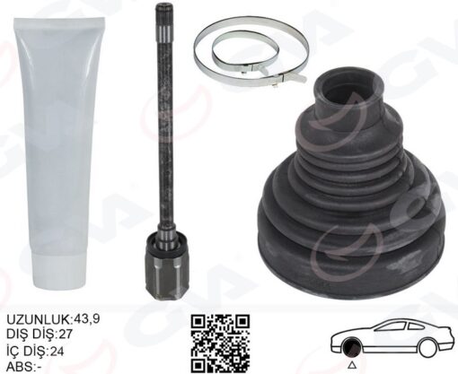 Aks Mılı Ön Sağ Bmw X5 E70 X6 E71 E72 Sanzıman Tarafı Uzunluk- 567.5mm - 31607545126-31608631750-31607622884
