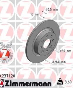 Arka Fren Aynası Corsa E 14 Adam 13 Punto Evo-grande Punto 05 264x10x4dlxhavalı 15 İnç 55700592 - 93167282-569097-55700593-50902167