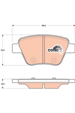 Arka Balata Caddy-golf6-jetta-a3-octavıa-superb 10 Gdb1841 - 5K0698451-5K0698451A-2K5698451