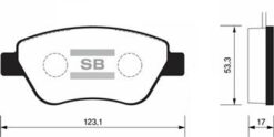 Ön Fren Balata Fıat Doblo 05-10 / Panda 04-10 / Opel Corsa 1.3l Cdtı 06-14 - 77364919