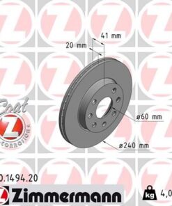 Ön Fren Aynası Corsa C 1.0-1.2 16v 01 11 Abs Li 240x20x4dlxhavalı - 95526649-569021-9195985-9127966