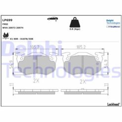 Arka Balata R9-r19-p106 96 P206 00 P306 97-01 Mgn I-clıo I-ıı -saxo 96 Xsara 97 - 7701203668-701204845-WVA20635