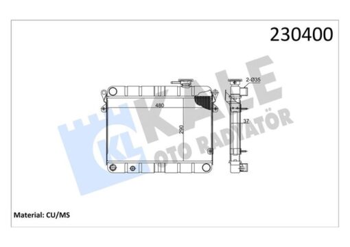 Radyatör M131 Em-ym 470x292x34 3 Sıra Super Ps Fanlı Sistem - 850080770-5953475-85005296