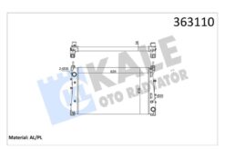 Brazıng Versiyonu Kl195500 Fıat Lınea Punto Evo 1.3/1.6 Mjtd 1.4tjet 07 12 Mt Mekanik 620x416 X34 Su Radyatörü - 51785217