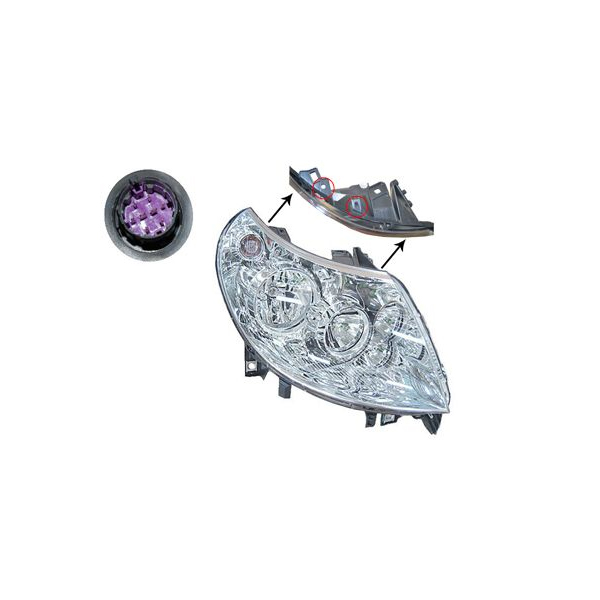 Far Sinyal Sağ Motorlu Boxer-jumper-ducato 06-14 H1 H7 - 1369495080