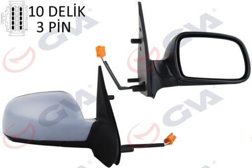 Dış Dikiz Aynası Sağ Xsara 03 Elektrikli Isıtmalı Astarlı Konveks 3 Fiş Vm-6146epsr - 8149.GT