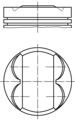 Motor Piston Segman Std Palıo-marea-brava-bravo 1.6 16v 86.40 - 5896110-5896108