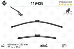 Ön Silecek Süpürgesi 650/380mm Muz Tipi Partner Tepe - Berlıngo 08 Grande Punto -lınea 08 Fıat 5 00l 12 Fıesta Vı 08 Corsa D 06 Corsa E 14 Aveo 11 Mıto 09 Swf - 8A6JS17528AA-1726328