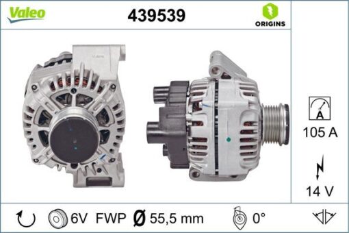 Alternatör Fıat Linea-doblo-fıorıno 1.3 Multijet-opel Astra H 1.3 105 Amper - 46835095-13256929-51784846-51984056