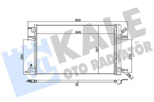 Klima Kondenseri Radyatörü - Otomatik Astra J-zafıra C-cruze 1.4-1.6-1.7-2.0 - 39140128-13377763-13267649-1850220