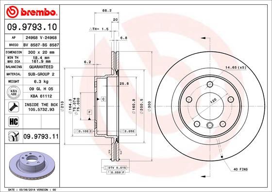 Fren Dıskı Arka Bmw E87 E90 F20 F30 F32 F34 F36 - 34216855007-34216792227