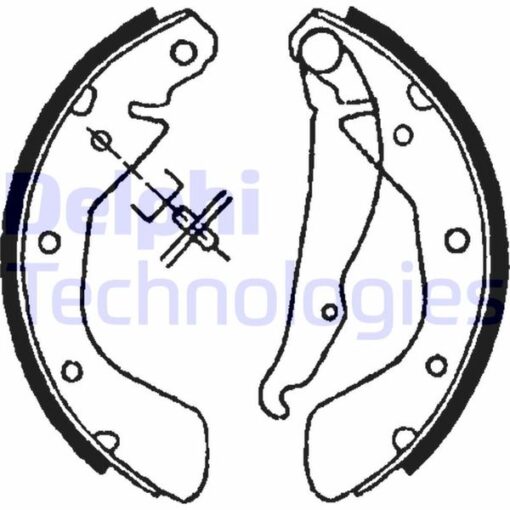 Arka Pabuç Balata Corsa C 00-09 Vectra A 93-95 Astra F 91-98 Lacettı 05 Nubıra 03 200x46 - 1605056-1605042-1605953-1605929