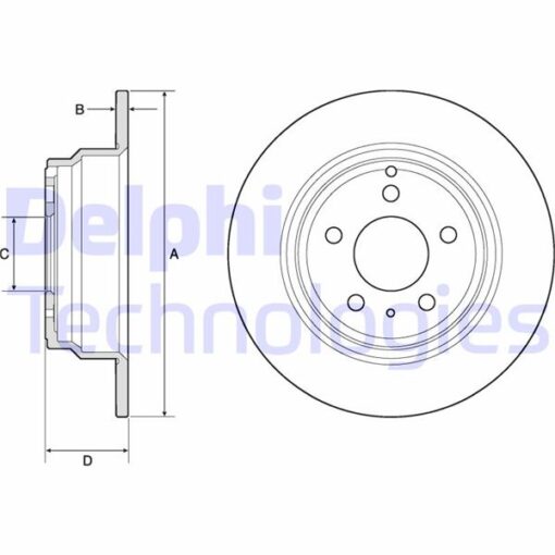 Arka Fren Aynası Volvo 850 91-97 -s70-c70-v70-960-2.0-2.5-2.5 20v-2.5tdı 97 295x5dlxhavalı - 271794-31262099-9140144