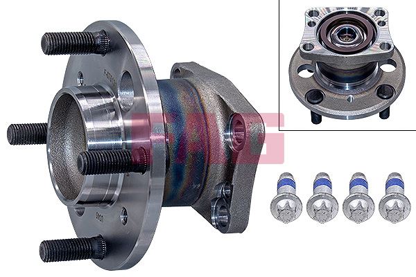 Arka Teker Poryası Rulmanlı Ford Fıesta 1.4 Tdcı 08-11 Abs Li 4 Bijon - 1899042-8V512C299AF-8V512C299AE