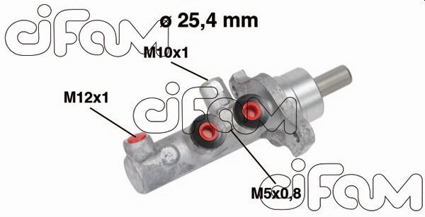 Fren Ana Merkezi 25.4mm Opel Astra H 04 14 Zafıra B 07 15 Esp Hariç - 558144-93179178