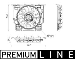 Fan Motoru Premıum Lıne Bmw G30 F90 G31 B47 D20 - 17428472266