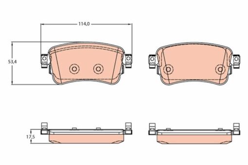 Arka Fren Balatası Zafıra Lıfe 19 Vıvaro C 19 Jumpy Iıı 16 Expert 16 Toyota Proace 16 290 Mm - 1617936880-1673603880-SU001A6136