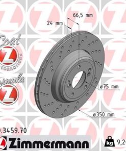 Fren Dıskı Arka Sol Bmw M3 E90 E92 E93 - 34212283387-34212283803