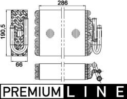 Evaporator Bmw E36 93 99 Premıum Lıne - 64111393213