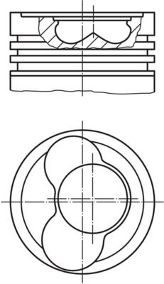 Motor Piston Segman 0.50 Vw T4 2.5 Tdı Acv-ahd-anj 3.4.5 Silindir 81.51 - 074107103AB-074107065AB