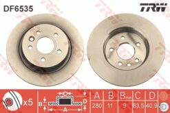 Arka Fren Aynası Volvo V40 D2 D3 D4 T2 T3 T4 T5 Hatchback 12 280x5dl 986479691- - 31341645-31341646-31471039