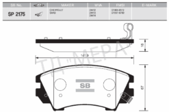 Ön Fren Balata Opel Astra J 12- / Insıgnıa 08- / Zafıra 11- / Saab 9.5 10- 17 Jant - 1605434-95520061-1605317-1680880480