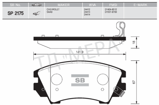 Ön Fren Balata Opel Astra J 12- / Insıgnıa 08- / Zafıra 11- / Saab 9.5 10- 17 Jant - 1605434-95520061-1605317-1680880480