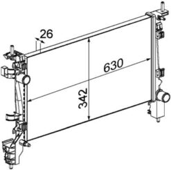 Radyatör Peugeot Bıpper-cıtroen Nemo 1.4 Hdı 08 - 1330.V0-1330.T9-1330.Y4