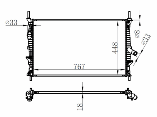 Motor Su Radyatoru Transıt Tuorneo Custom V362 V363 2.2tdcı 100ps 125ps 135ps 140ps 155ps 12 - BK218005CC-1789645
