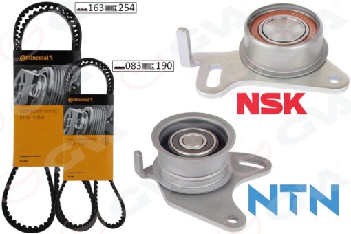 Triger Kayış Seti Eksantrik Seti Hyundaı H100 2.5l D4bx 4d55 Panelvan. Kamyonet E.m. 88-96 / Mıtsubıshı L200 L300 2.5l 4d56 8v E.m. 86-99 2 Kayış 2 Rulman 163x250 083x190 - 2431242101-2335642011-2431742000