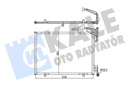 Klıma Radyatoru Fıesta 14 B-max 14 Ecoboost 1.0 - C1B119710BC-1806682-1822534-