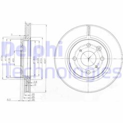 Ön Fren Aynası P107 1.0-1.4hdı 06/05 C1 1.0 1.4hdi 05 Toyota Aygo 1.0 1.4hdi 05 247x20x4dlxhavalı - 1613819880-4246.J0-435120H010