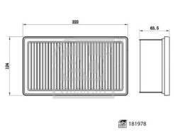 Hava Filtresi Dacıa Duster Iı 19 1.0 Tce H4d - 165466859R