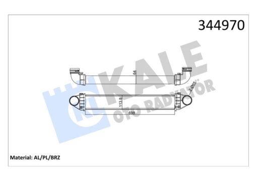 Turbosarj Radyatoru Mercedes W169 W245 - A1695000000