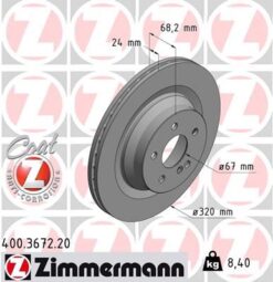 Fren Dıskı Arka Mercedes W211 W212 S212 C218 - A2194230012