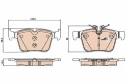 Fren Balatası Arka Mercedes C-class W205 S205 C205 A205 - A0004209403